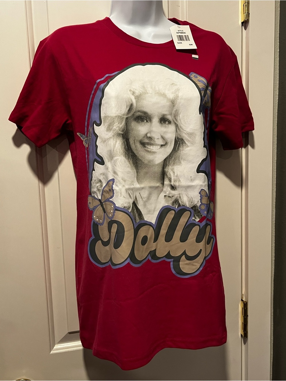 Official Dolly Parton Licensed Fuchsia Pink Tee Shirt - Women’s
